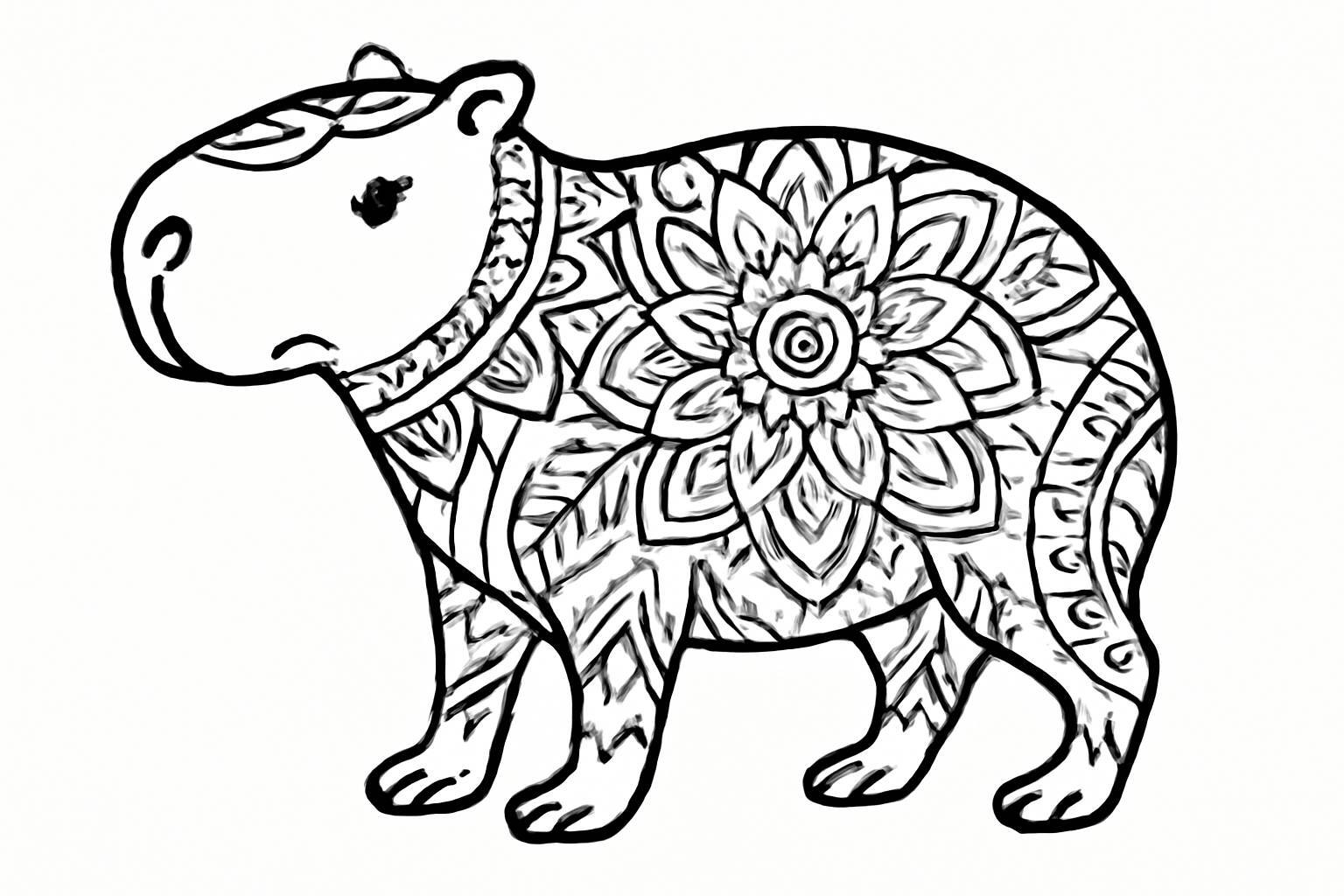 Artistic Capybara