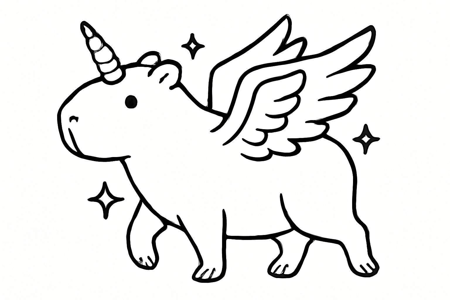 Cute Capybara Coloring Pages for Kids – Free PDF Download
