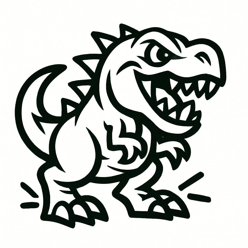 Graffiti Dinosaur
