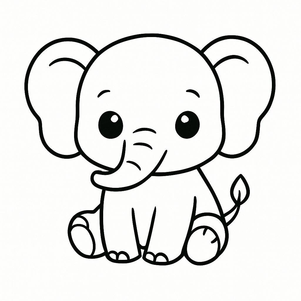 Cute Baby Elephant