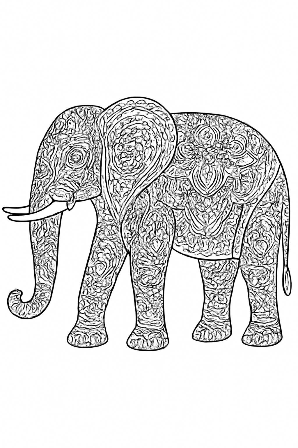 Mandala Elephant