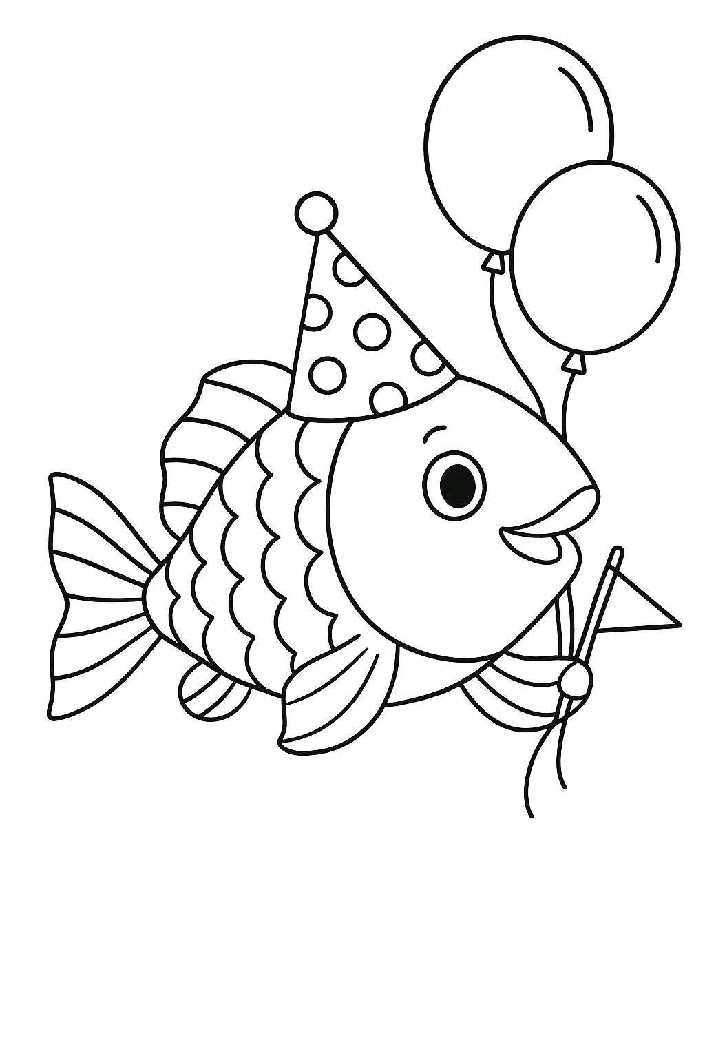 Fish Coloring Pages – A Variety of Fun Styles for Kids 2026