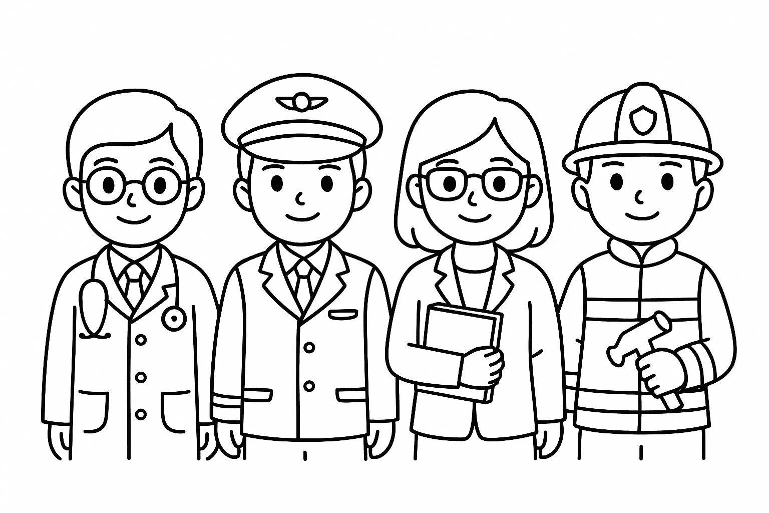 Career Coloring Game