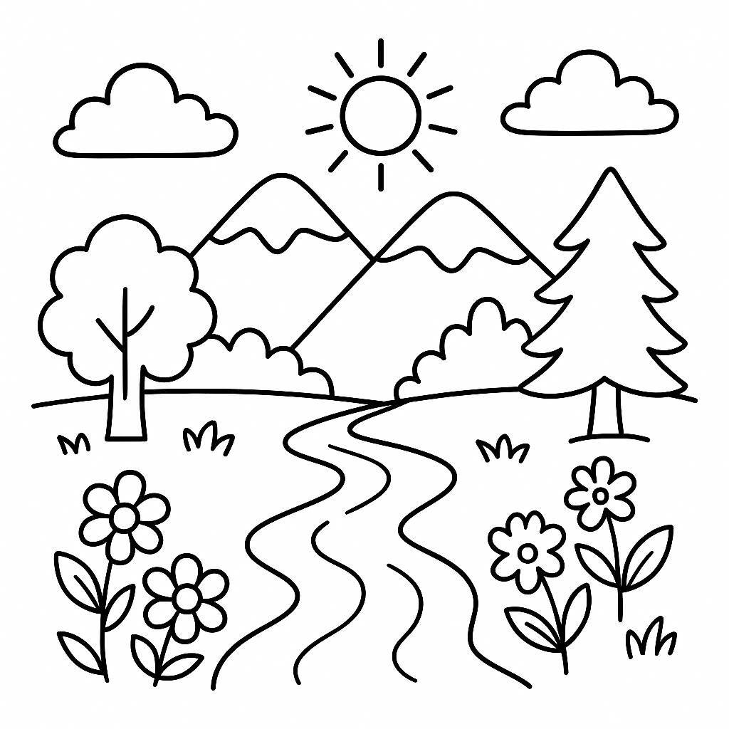 Nature Coloring Game