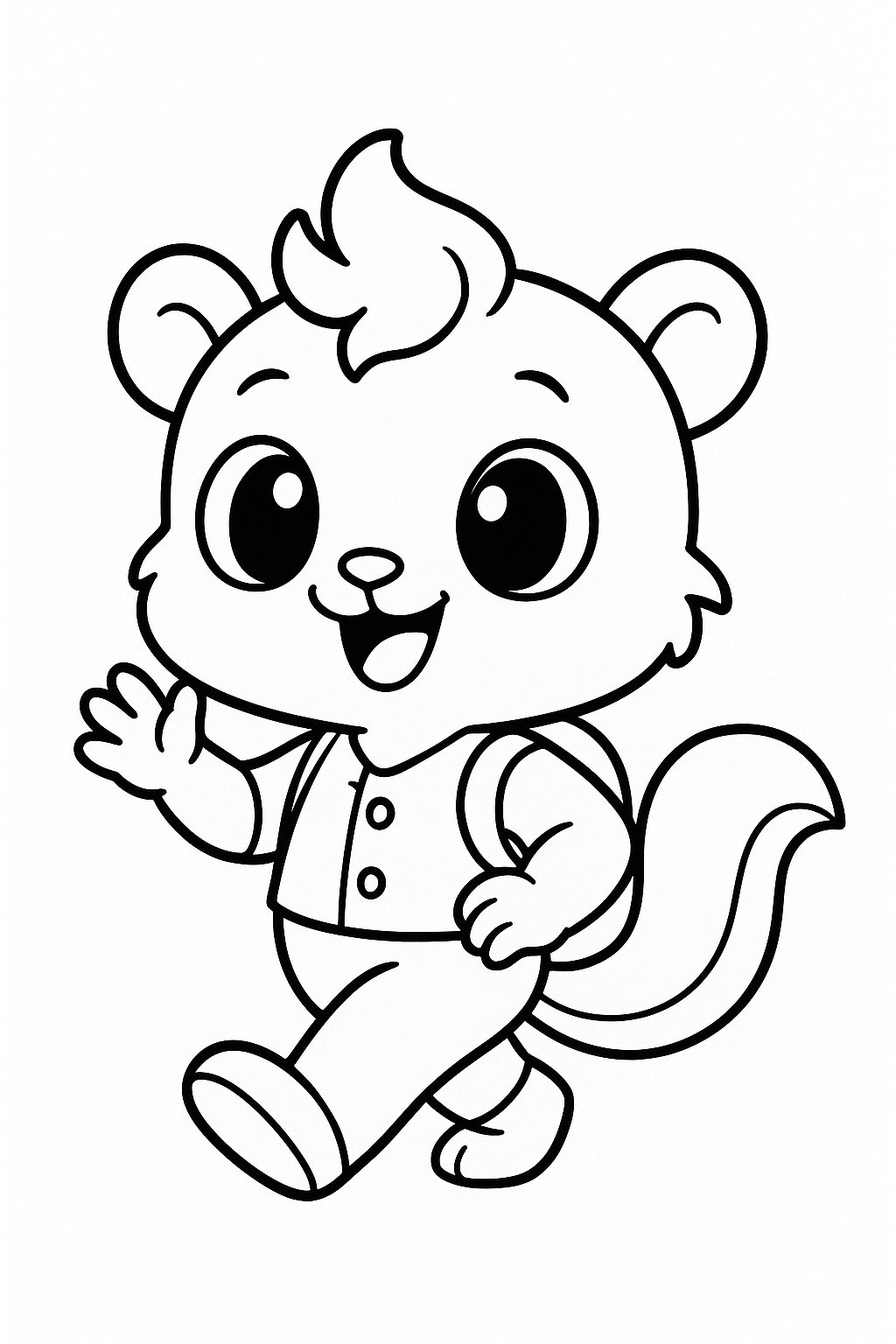 Cartoon Character Coloring Game