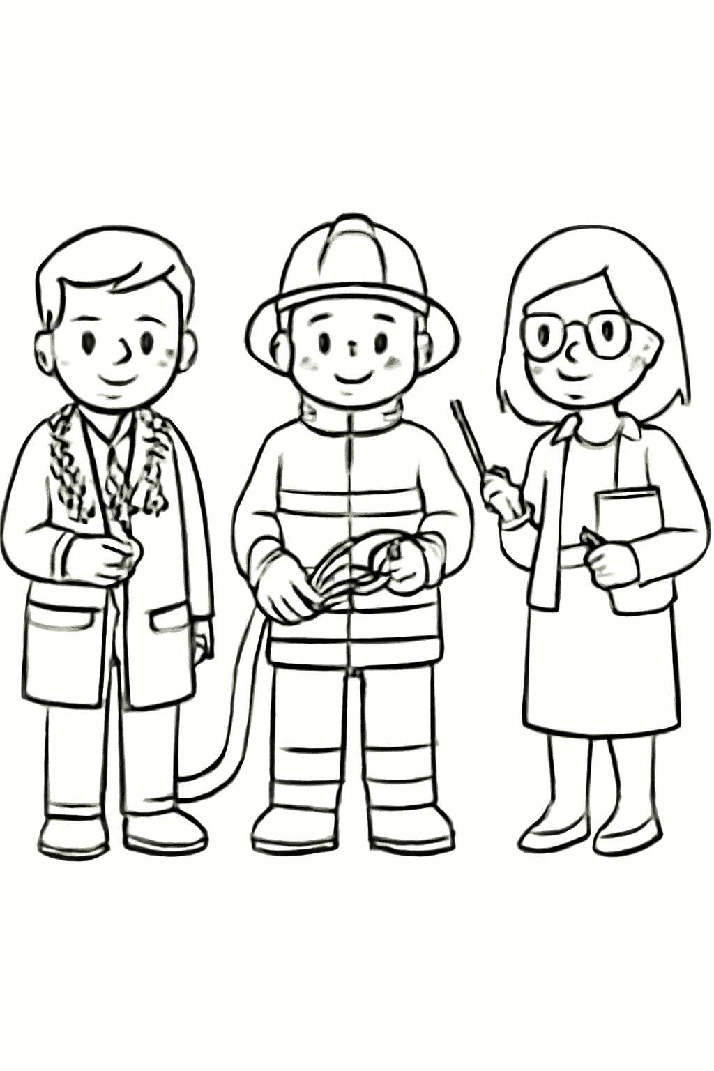 Kids' Career Coloring