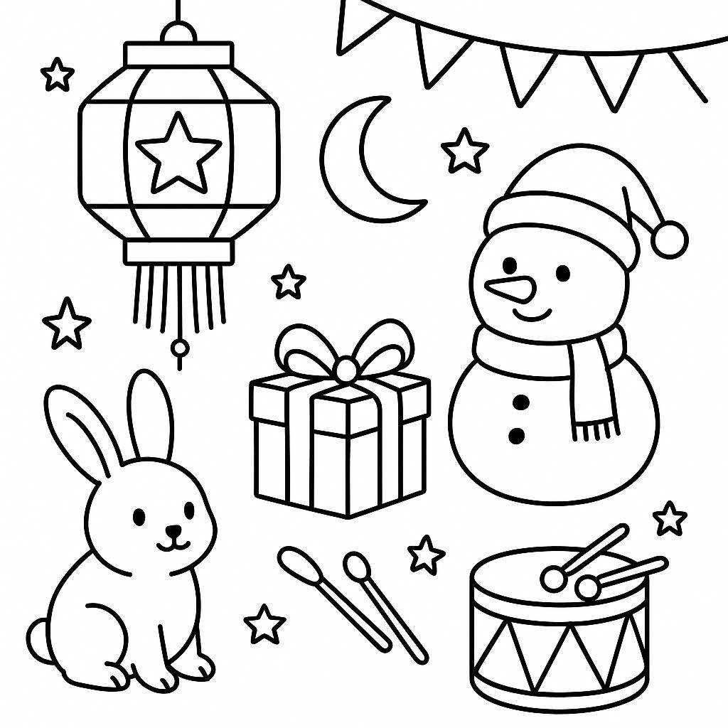 Kids Coloring Practice – Beautiful Coloring Pages for Children
