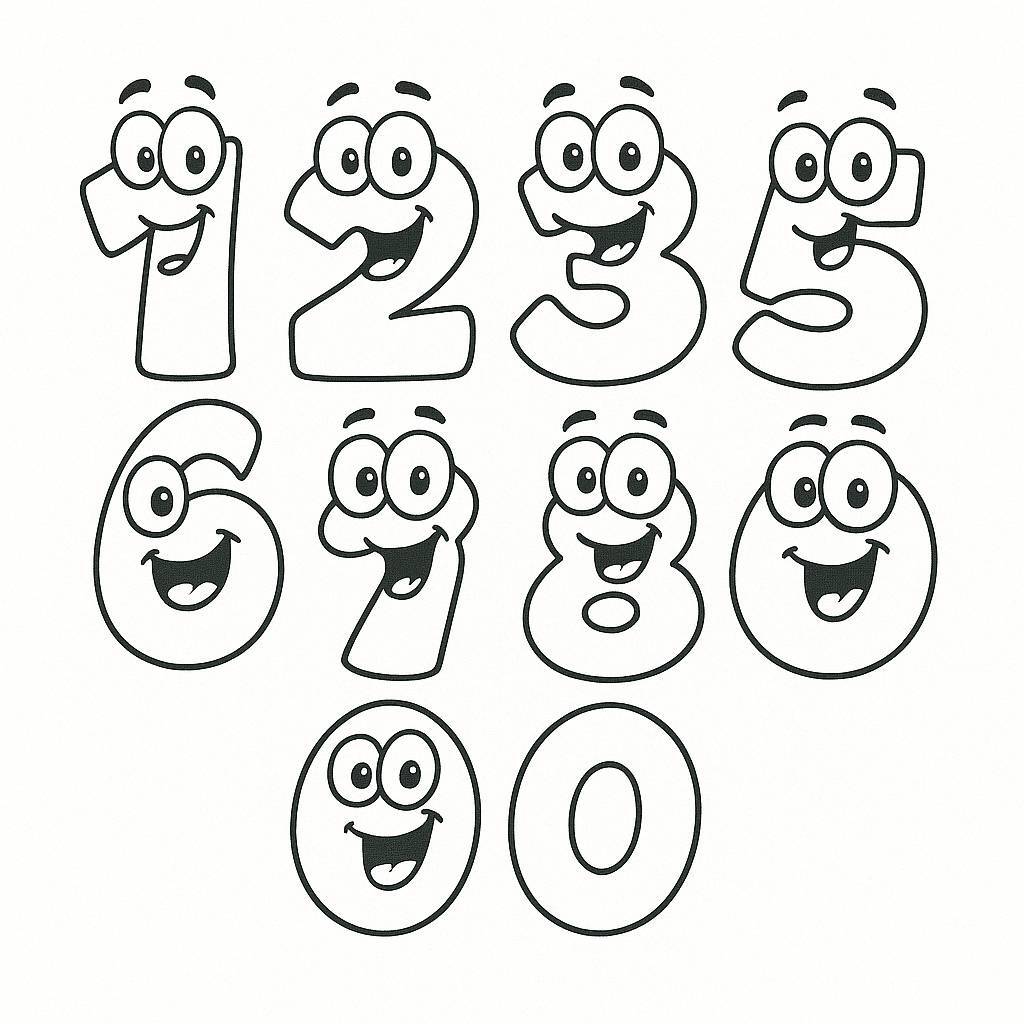 Number Coloring Pages for Kids 2026 – Easy-to-Download PDF Sheets