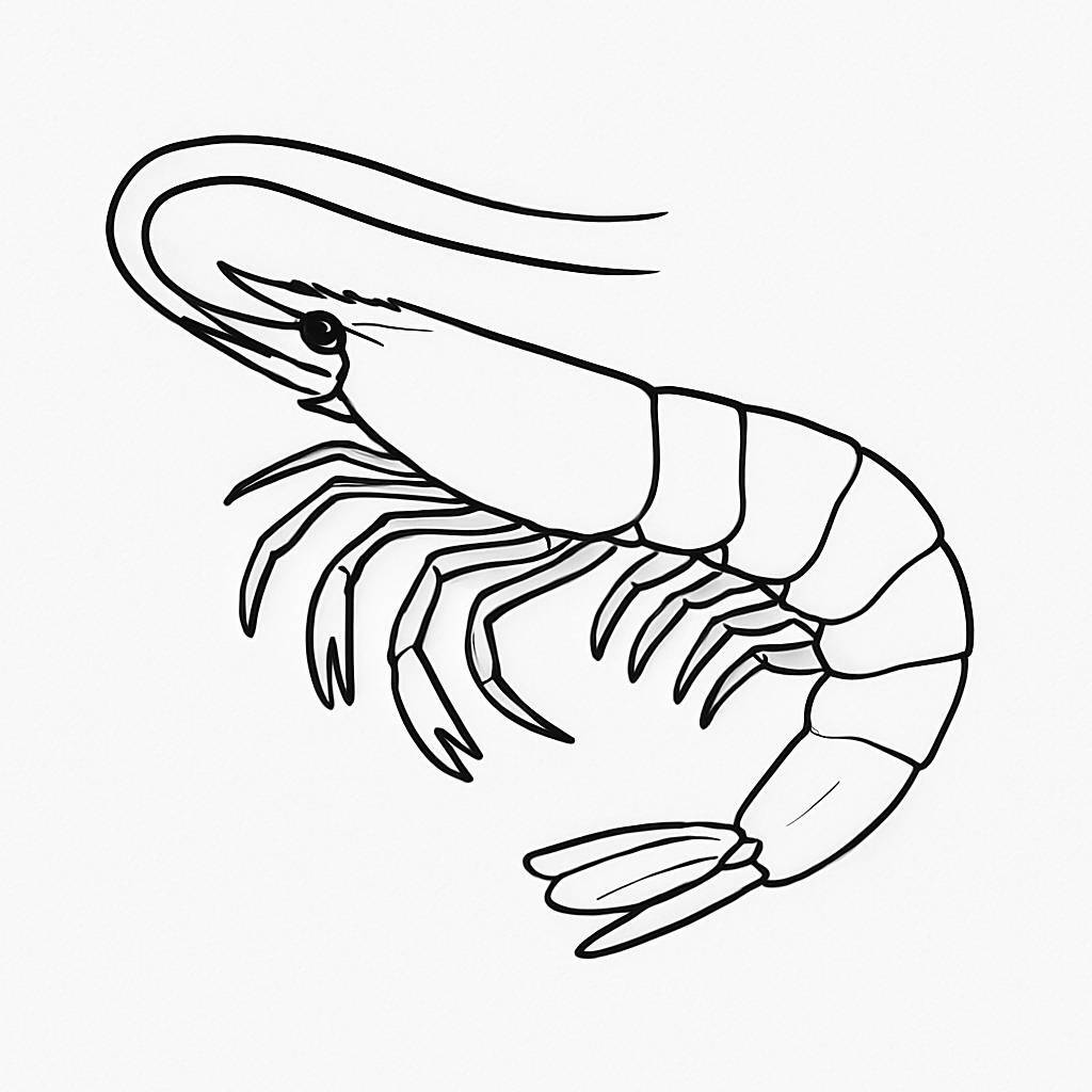 Shrimp Coloring Pages for Kids 2026 – Easy-to-Download PDF Sheets