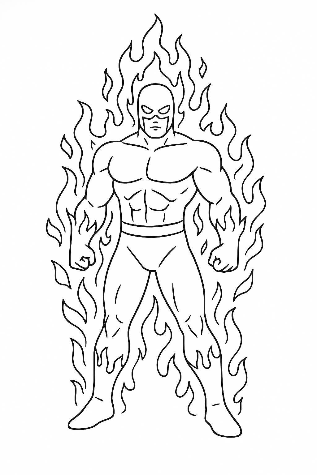 Fire Superhero