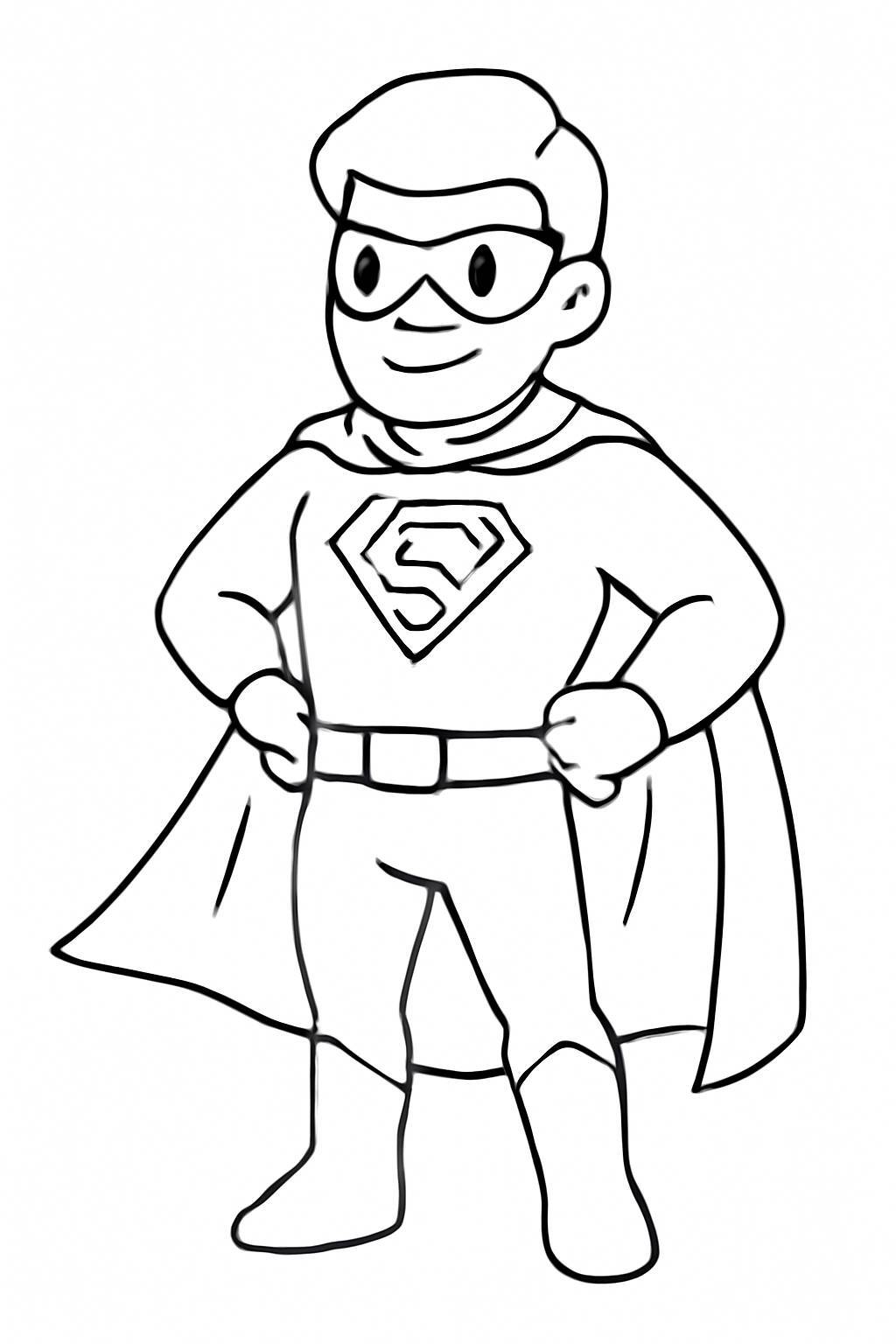Minimalist Superhero