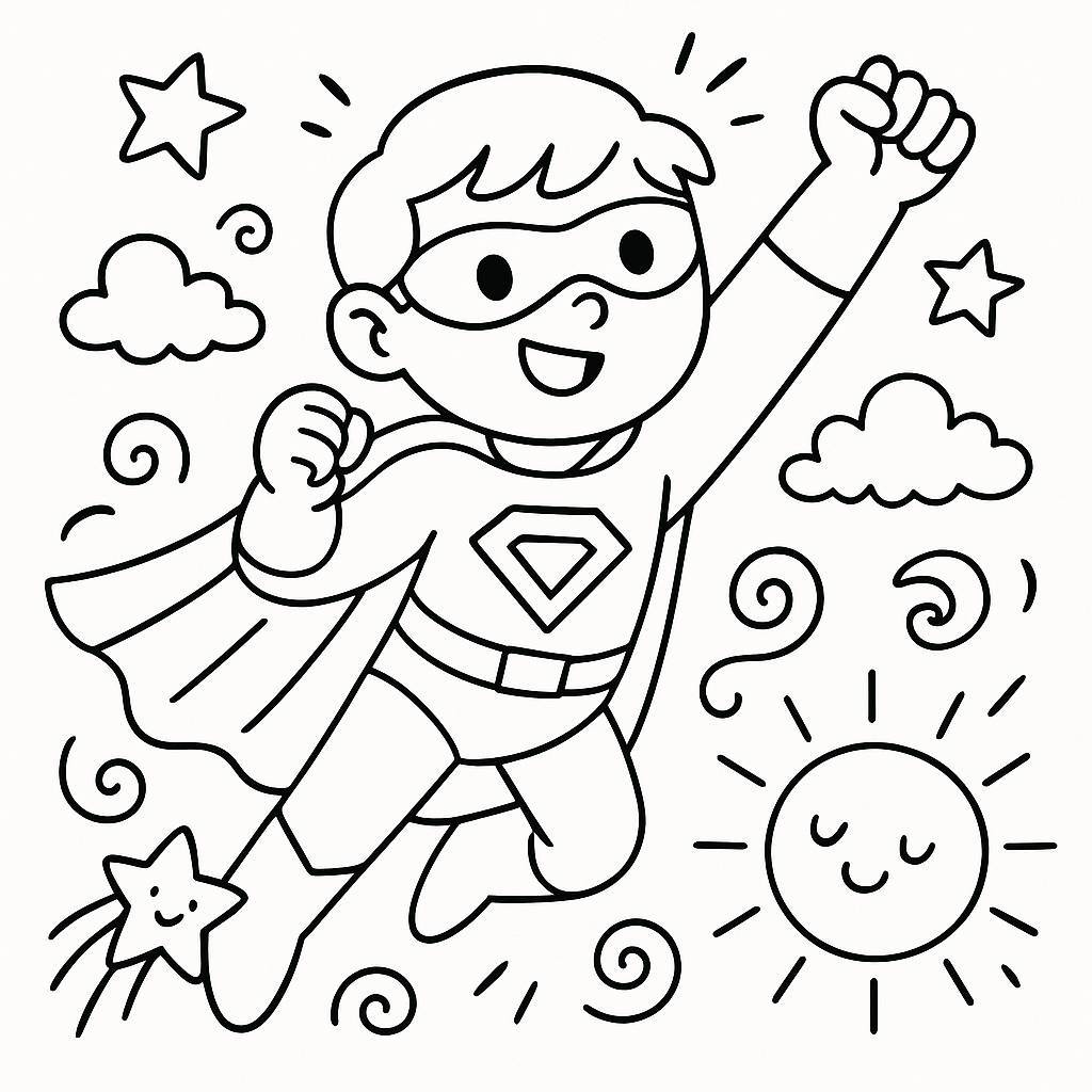 Doodle Superhero