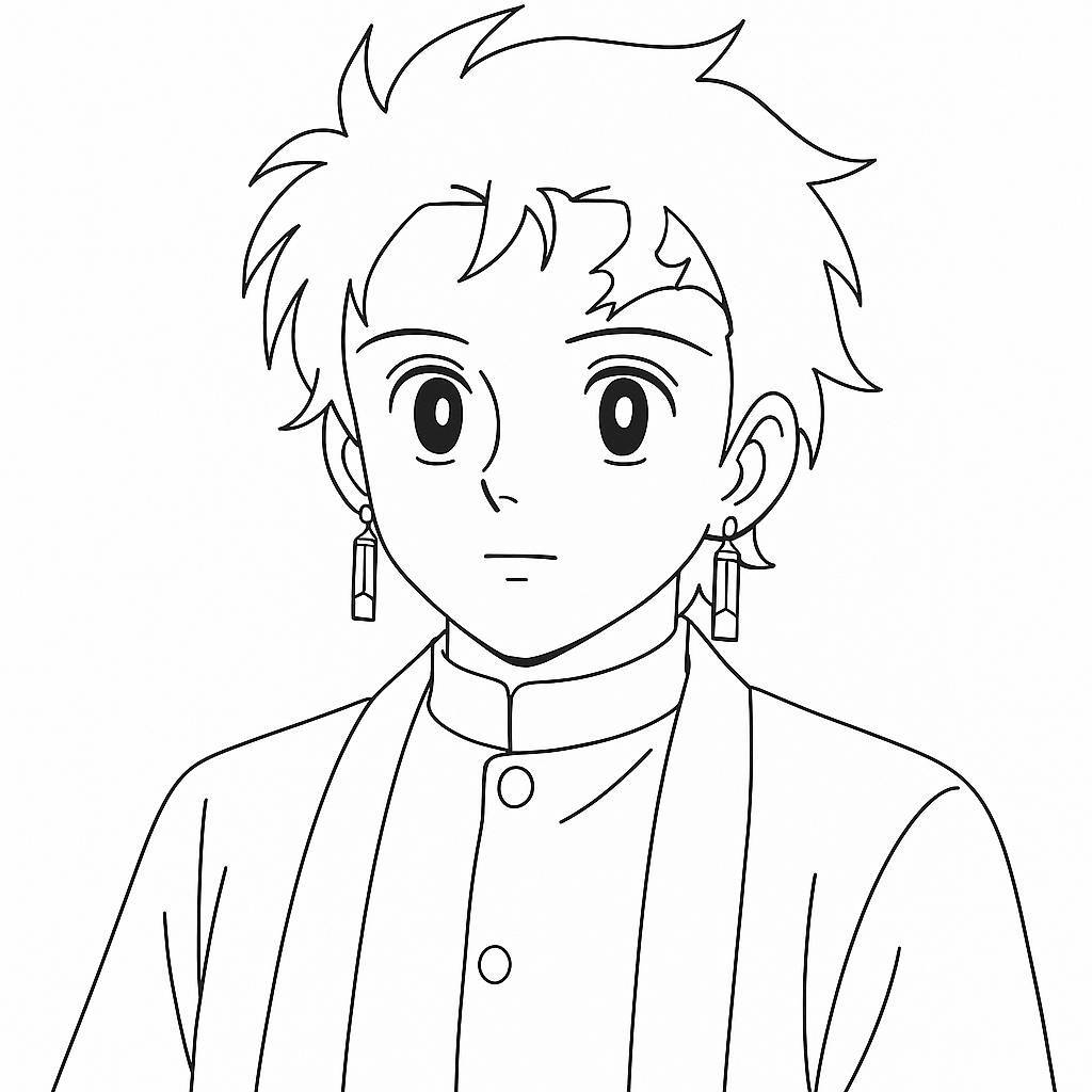 Tanjiro Coloring Pages for Kids 2026 - PDF Coloring Sheets