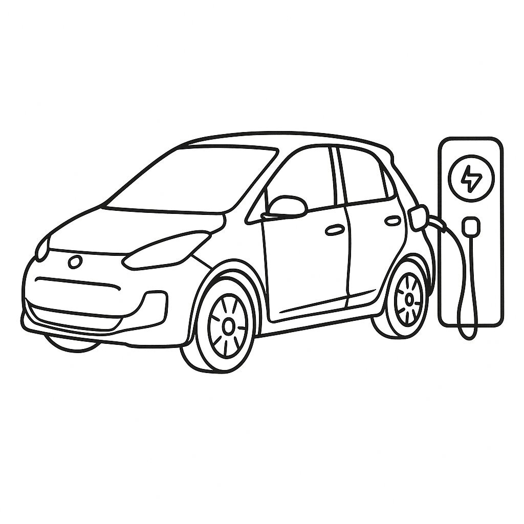 Modern Electric Car