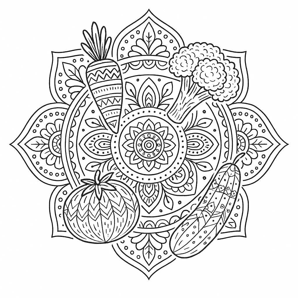 Floral Mandala Style