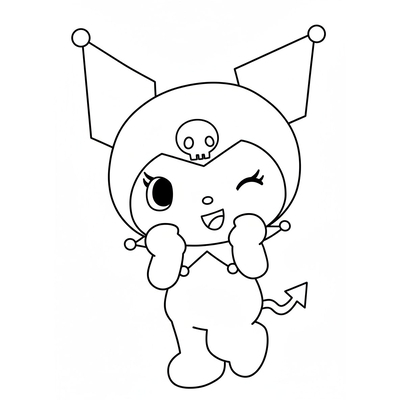 Adorable Kuromi Coloring Pages for Girls 2026