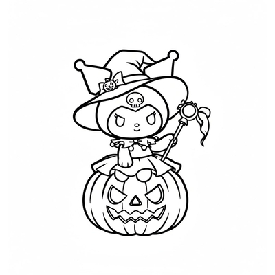 Adorable Kuromi Coloring Pages for Girls 2026