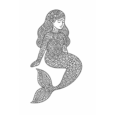 Adorable Mermaid Coloring Pages 2026 Kids Will Love