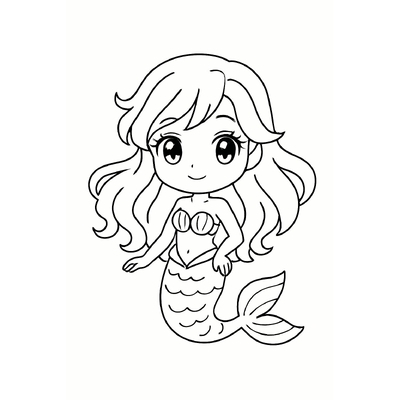 Adorable Mermaid Coloring Pages 2026 Kids Will Love