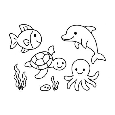 Animal Coloring Pages for 3-Year-Olds – Free PDF Download