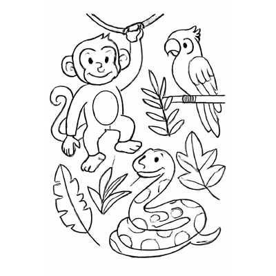Animal Coloring Pages for Kids – Free PDF Download