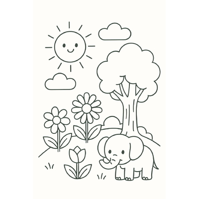 Beautiful Coloring Pages for Kids – Free Printable Coloring Sheets