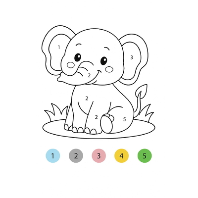 Color by Numbers for Kids – Helping Children Learn Numbers Easily