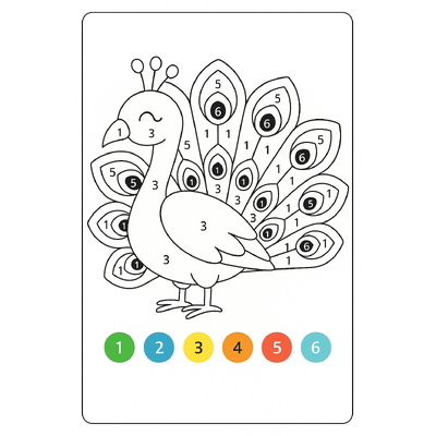 Color by Numbers for Kids – Helping Children Learn Numbers Easily
