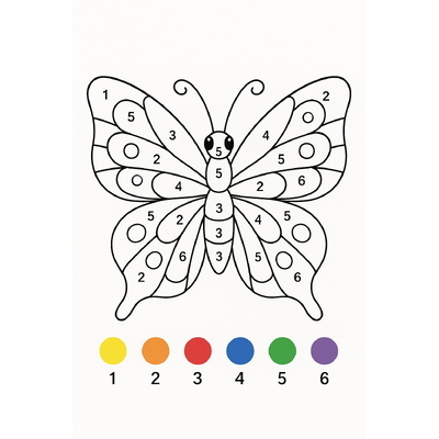 Color by Numbers for Kids – Helping Children Learn Numbers Easily