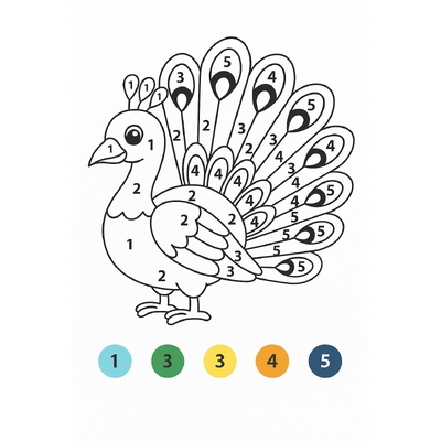 Color by Numbers for Kids – Helping Children Learn Numbers Easily