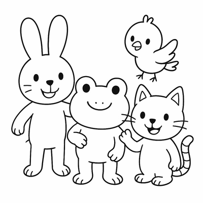 Coloring Pages for Kids Ages 3–4 2026 – Simple, Easy to Color, and Great for Brain Development