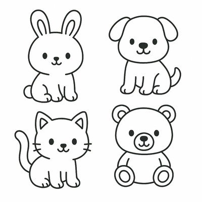 Coloring Pages for Kids Ages 3–4 2026 – Simple, Easy to Color, and Great for Brain Development