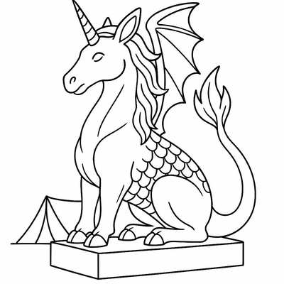 Coloring Statues – Plaster and Picture Coloring Activities for Kids