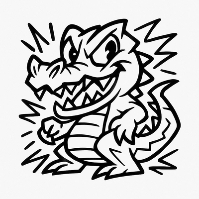 Crocodile Coloring Pages for Kids 2026 – Easy-to-Download PDF Sheets