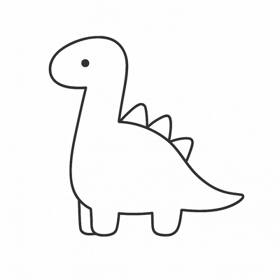 Cute Dinosaur Coloring Pages for Kids 2026 in Various Styles
