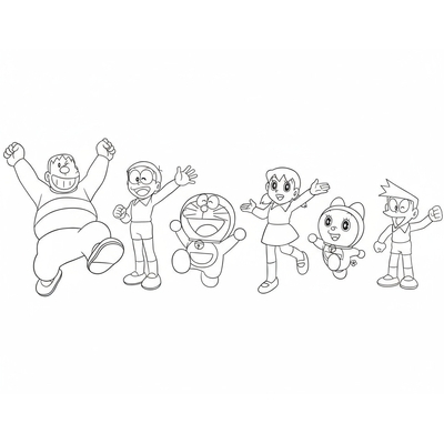 Cute Doraemon Coloring Pages in Various Styles Kids Love 2026