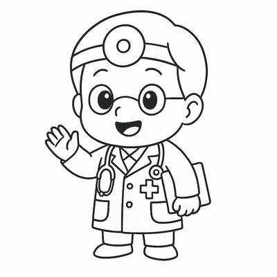 Doctor Coloring Pages for Kids 2026 – Free Printable PDF