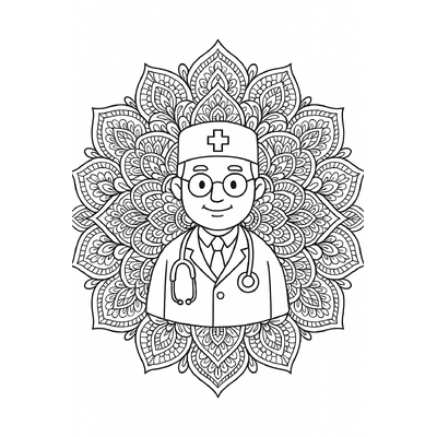 Doctor Coloring Pages for Kids 2026 – Free Printable PDF