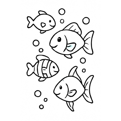Fish Coloring Pages – A Variety of Fun Styles for Kids 2026