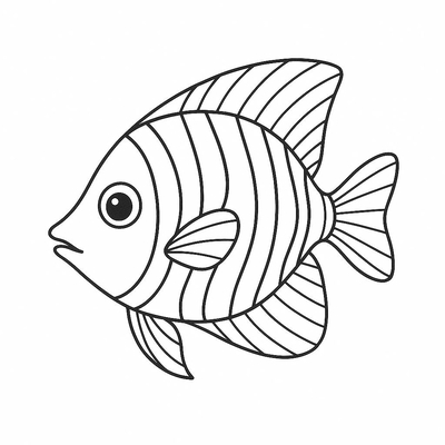 Fish Coloring Pages – A Variety of Fun Styles for Kids 2026