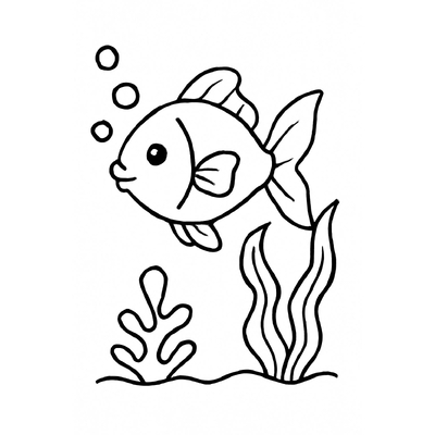 Fish Coloring Pages – A Variety of Fun Styles for Kids 2026