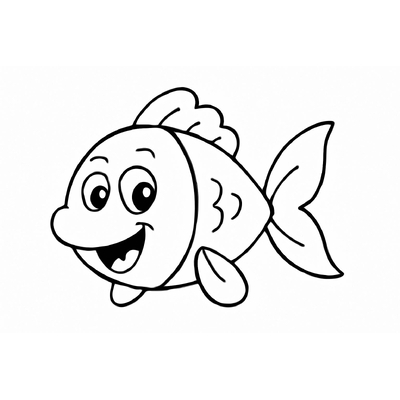 Fish Coloring Pages – A Variety of Fun Styles for Kids 2026