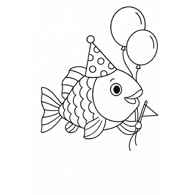 Fish Coloring Pages – A Variety of Fun Styles for Kids 2026