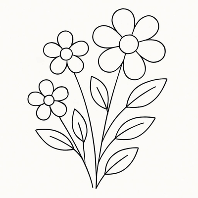 Flower Coloring Pages 2026 – Diverse and Adorable Designs for Kids