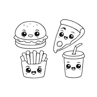 Food Coloring Pages 2026 Kids Will Love