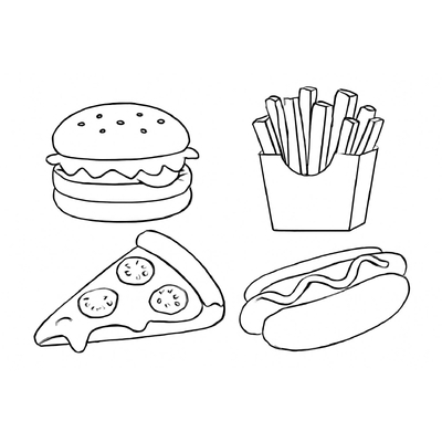 Food Coloring Pages 2026 Kids Will Love