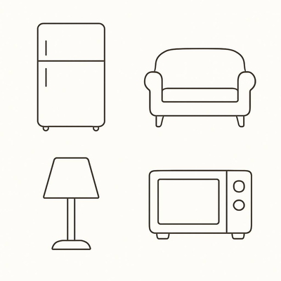 Household Items Coloring Pages for Kids 2026 - PDF
