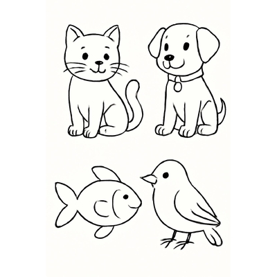 Kids Coloring Practice – Beautiful Coloring Pages for Children