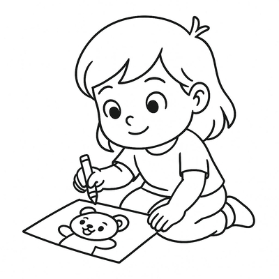 Kids Coloring Practice – Beautiful Coloring Pages for Children