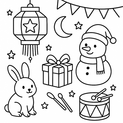 Kids Coloring Practice – Beautiful Coloring Pages for Children